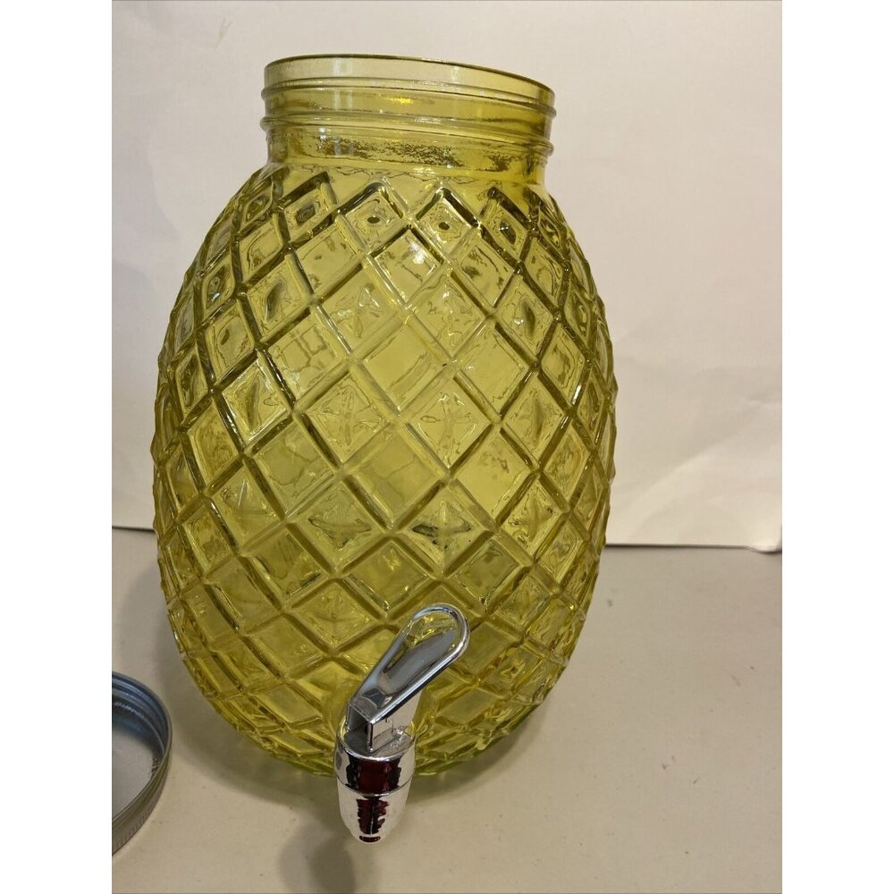 Yellow Pineapple Drink Dispenser - Spring Summer Great For Get Togethers, Party